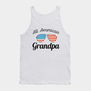 All american grandpa shirt gift Tank Top